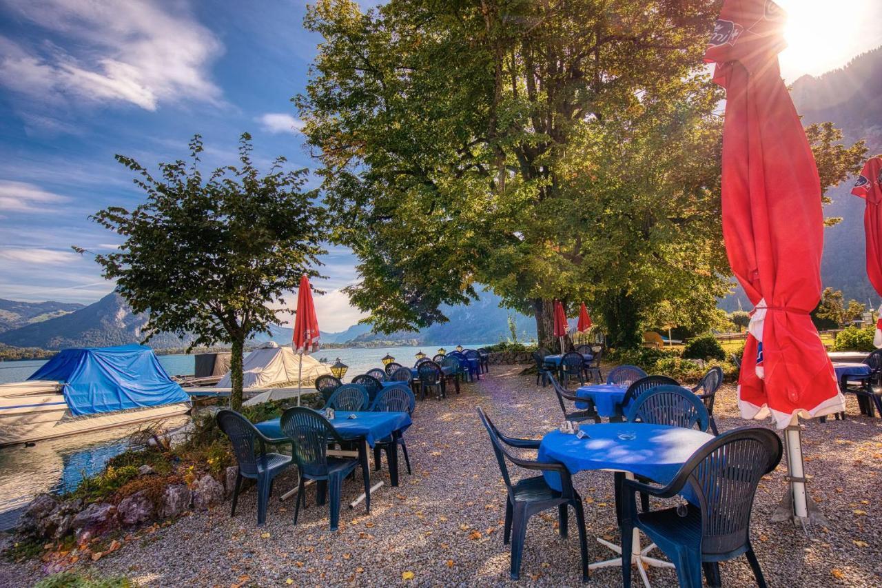 Strandhuesli Directly On Lake Thun Därligen Екстериор снимка