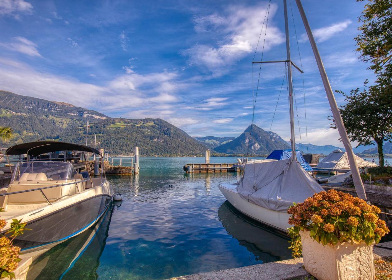 Strandhuesli Directly On Lake Thun Därligen Екстериор снимка